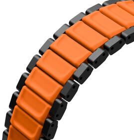 Řemínek Uniq Strova Flex na Apple Watch 49/46/45/44 mm černý/oranžový

 obrázek produktu 7 z 9