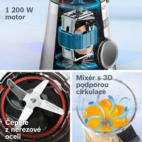 Stolní mixér Bosch MMB6384M nerez

 obrázek produktu 11 z 21