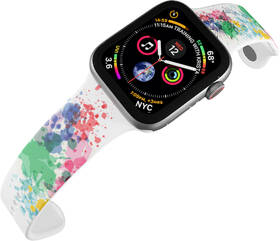 Řemínek Mi-Band na Apple Watch 38/40/41 mm - motiv Jelen v abstrakci , bílý 

 obrázek produktu 3 z 3
