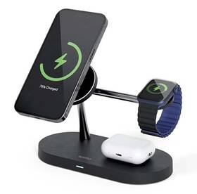 Bezdrátová nabíječka Spello by Epico 3in1 Magnetic Wireless Charging Stand černá

 obrázek produktu 1 z 4