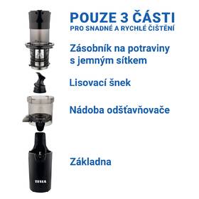 Odšťavňovač Tesla SlowJuicer SJ500 XL černý

 obrázek produktu 3 z 13
