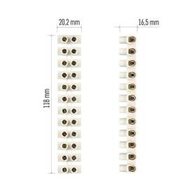 Svorkovnice EMOS ŠROUB. 12 PRV. 6–10MM2 57A/450V 1KS bílá

 obrázek produktu 5 z 5
