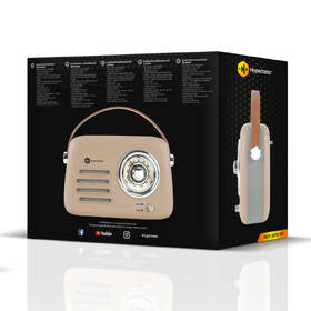 Radiopřijímač Connect IT Hyperbass RetroBEAT béžový

 obrázek produktu 5 z 5