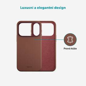 Kryt na mobil Epico Leather Pro Mag+ na Apple iPhone 17 Pro hnědý

 obrázek produktu 4 z 5