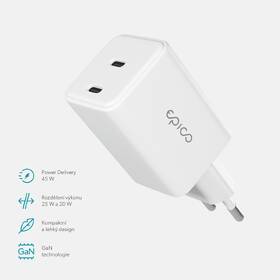 Nabíječka do sítě Epico UltraBoost GaN 45W 2x USB-C bílá

 obrázek produktu 6 z 6