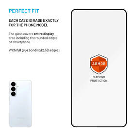 Tvrzené sklo FIXED Armor s Anti-dust aplikátorem a AR vrstvou na Samsung Galaxy S26 černé

 obrázek produktu 2 z 11