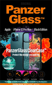 Kryt na mobil PanzerGlass ClearCase Antibacterial na Apple iPhone 12 Pro Max černý/průhledný

 obrázek produktu 2 z 2