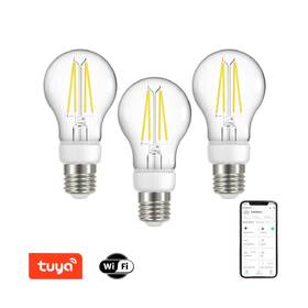 Chytrá žárovka IMMAX NEO LITE SMART filamentová E27 7W teplá, studená bílá, stm, Wi-Fi, TUYA, 3ks 

 obrázek produktu 2 z 3