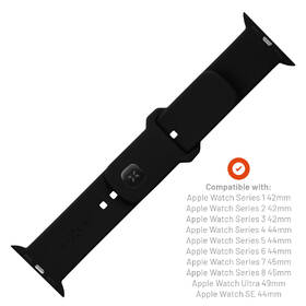 Řemínek FIXED Silicone Sporty Strap na Apple Watch 42/44/45mm černý

 obrázek produktu 3 z 5
