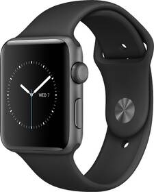 Chytré hodinky Apple 42mm pouzdro z vesmírně šedého hliníku – černý sportovní řemínek 

 obrázek produktu 3 z 10