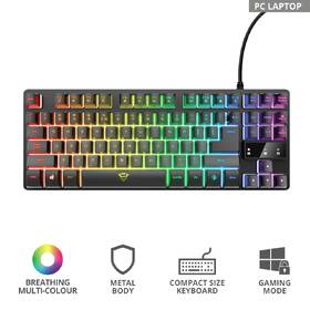 Klávesnice Trust GXT 833 Thado TKL Illuminated, CZ/SK černá

 obrázek produktu 4 z 9