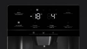 Americká lednice Bosch KAD93VBFP černá barva
