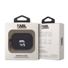Pouzdro Karl Lagerfeld 3D Logo NFT Karl Head na AirPods Pro 2 černé

 obrázek produktu 3 z 3