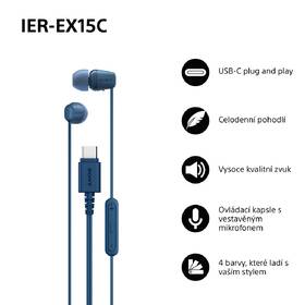 Sluchátka Sony IER-EX15C, USB-C modrá

 obrázek produktu 7 z 7