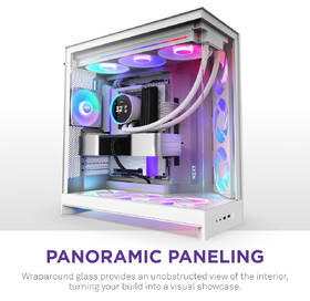 Case NZXT H9 Flow RGB+ bílá barva

