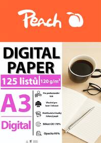 Papíry do tiskárny Peach Digital A3 120g - 125 listů 

 obrázek produktu 2 z 2