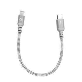 Kabel ADAM Elements AE PeAk II C20B MFi Lightning/USB-C, 0,2 m stříbrný

 obrázek produktu 1 z 3