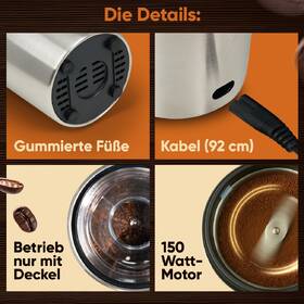 Kávomlýnek Clatronic KSW 3807 nerez

 obrázek produktu 11 z 12