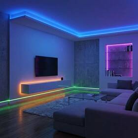 LED pásek Solight SMD RGB pásek, sada s adpatérem, 3m vícebarevný

 obrázek produktu 2 z 7