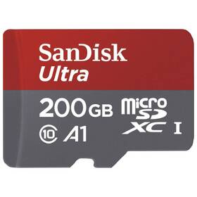 Paměťová karta SANDISK 200GB UHS-I U1 (100R) + adapter 

 obrázek produktu 1 z 3