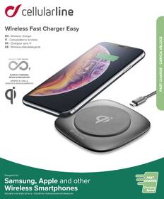 Bezdrátová nabíječka CellularLine Fast Charger Easy, max 10W černá

 obrázek produktu 3 z 3