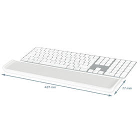 Opěrka zápěstí Leitz ERGO Cosy, ke klávesnici šedá

 obrázek produktu 2 z 7