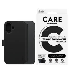 Pouzdro na mobil flipové PanzerGlass CARE Tango 2v1 MagSafe na Apple iPhone 16 Plus černé

 obrázek produktu 1 z 3