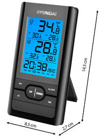 Meteorologická stanice Hyundai WS 1070 černá

 obrázek produktu 1 z 5