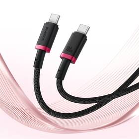 Kabel Baseus Dura USB-C/USB-C, 100W, 1m černý/červený

 obrázek produktu 6 z 16
