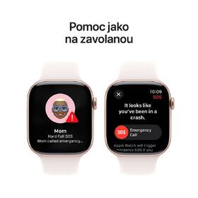 Chytré hodinky Apple GPS 42mm pouzdro z růžově zlatého hliníku - světle ruměný sportovní řemínek - S/M 

 obrázek produktu 5 z 8
