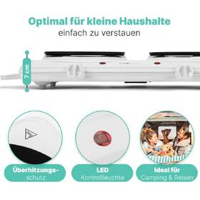 Vařič elektrický Clatronic DKP 3583 bílý

 obrázek produktu 8 z 9