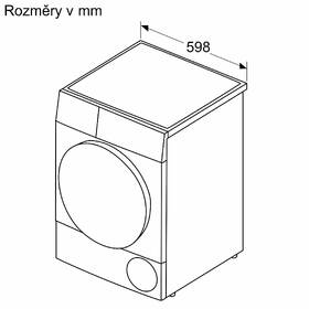 Sušička prádla Bosch WQB246CNBY bílá barva

