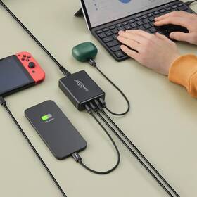 Nabíječka do sítě Hama GaN, 2x USB-C PD, 2x USB-A QC, 65 W černá

 obrázek produktu 8 z 9