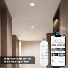 Vestavné svítidlo IMMAX NEO DOWN, 12W, BEACON, CCT, stmívatelné, Wi-Fi, TUYA, prům. 12cm bílé

 obrázek produktu 3 z 4