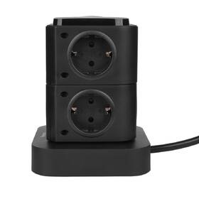 Kabel prodlužovací Huslog 15W 8xzásuvka, 1xUSB-C, 3xUSB, 1x LED světlo černý

 obrázek produktu 7 z 9