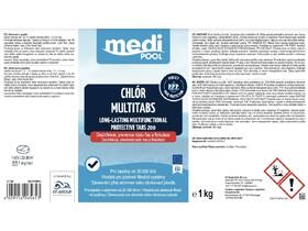 Bazénová chemie mediPOOL MULTIFUNKČNÍ pomalurozpustné tablety (bez mědi) 200g 1,0 kg 

 obrázek produktu 2 z 2