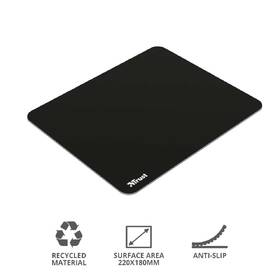 Podložka pod myš Trust Eco-friendly, 22 x 18 cm černá

 obrázek produktu 3 z 4