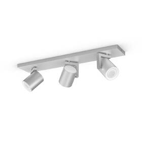 Bodové svítidlo Philips Argenta White and Color Ambiance 3 Spot hliník

 obrázek produktu 1 z 4