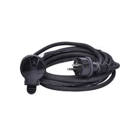 Kabel prodlužovací Solight 1 zásuvka, 5m, 3 x 1,5mm2, gumová černý

 obrázek produktu 1 z 1