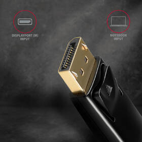 Redukce Axagon DisplayPort / HDMI 1.4, 4K/30Hz černá

 obrázek produktu 3 z 4