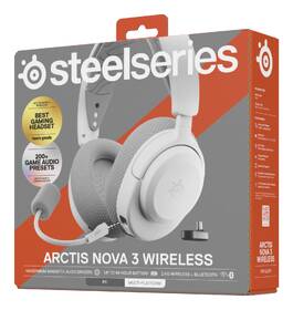 Headset SteelSeries Arctis Nova 3 WL bílý

 obrázek produktu 15 z 18