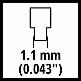 Řetěz pilový Einhell 20 cm 1,1 33T 3/8 4500193 

 obrázek produktu 2 z 3