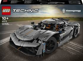Stavebnice LEGO® Technic 42173 Šedé hyperauto Koenigsegg Jesko Absolut 

 obrázek produktu 7 z 9