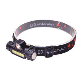 Čelovka Solight 3W + COB,150 + 120 lm, Li-Ion, USB černá

 obrázek produktu 1 z 5