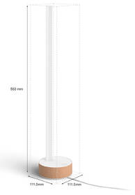 Stolní LED lampička Philips Gradient Signe - dub 

 obrázek produktu 3 z 8