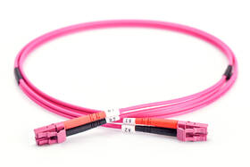 Kabel Digitus Optic Patch, LC / LC, Multimode, OM4, 50/125 µ, 5m růžový

 obrázek produktu 3 z 3