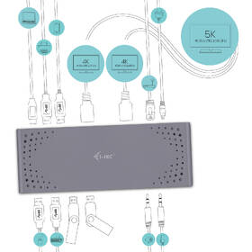 Dokovací stanice i-tec USB 3.0 / USB-C Dual Display 

 obrázek produktu 3 z 7
