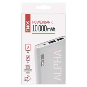 Powerbanka EMOS Alpha 10S, 10000 mAh bílá

 obrázek produktu 5 z 5