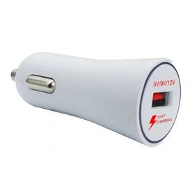Adaptér do auta WG 1xUSB, QC 3.0 + USB-C kabel bílý

 obrázek produktu 1 z 2