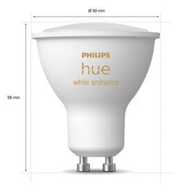 Chytrá žárovka Philips Bluetooth, 4,3W, GU10, White Ambiance, 3ks 

 obrázek produktu 3 z 8